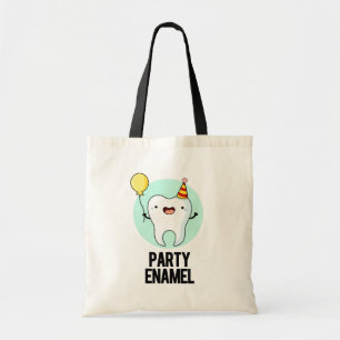 Party Enamel Funny Tooth Puff Tragetasche
