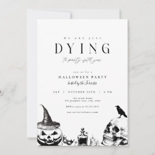 Party Erwachsene Halloween-Party Einladung