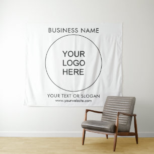 Party-Event-Seminar Hintergrund Business-Logo Groß Wandteppich