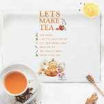 Party "Family Recipe" Geschirrtuch<br><div class="desc">Das "Let's Make Tea" Küchentuch ist sicher, eine Touch von Wärme in die Küche des Gewinners zu bringen! Dieses Party-Küchentuch der Family Recipe eignet sich hervorragend für Tee-Party, Brautpartys im Garten oder Tee-Themenabende. Es ist nicht nur eine praktische Ergänzung der Küche, sondern dient auch als einzigartiger Sake, der jedem Teeliebhaber...</div>