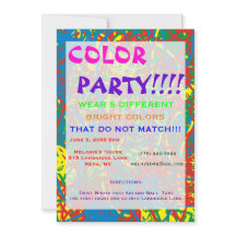 Party Farbe Hitzewallung Multicolorblast