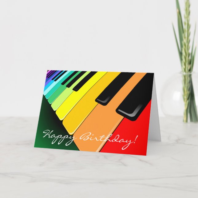Party-Farben für Tastatur Karte (Vorderseite)
