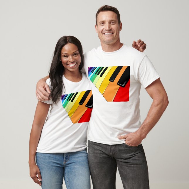 Party-Farben für Tastatur T-Shirt (Unisex)