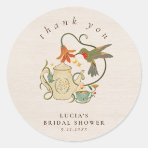 Party Fecore Blumenkohl Runder Aufkleber