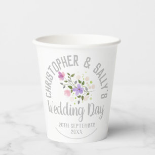 Party-Feier einer Hochzeit Pappbecher