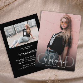 Party-Foto-Abschluss Einladung