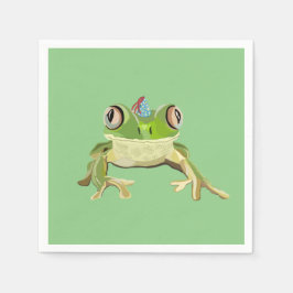 Party Frog Napkins Serviette