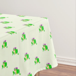 Party Frog - Wählen Sie Ihre Lieblingsfarbe Tischdecke