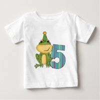 Party Frosch 5. Geburtstag T - Shirt und Geschenke