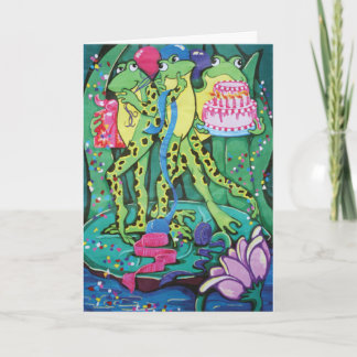 Party-Frösche Karte