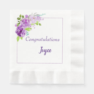 Party für Altersversorgung Floral Napkins Serviette