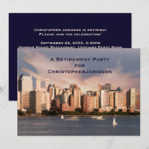 Party für Altersversorgung, NYC Manhattan Skyline,