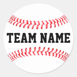 Party für Baseball-Sport Runder Aufkleber