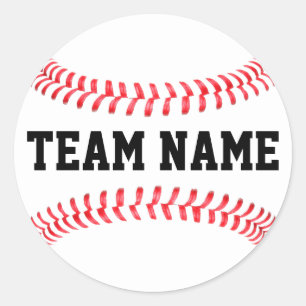 Party für Baseball-Sport Runder Aufkleber
