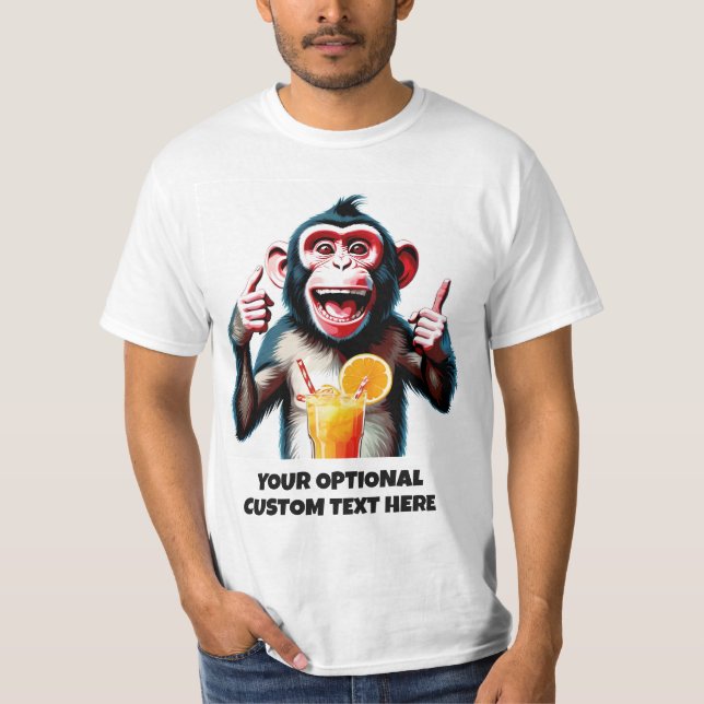 Party für benutzerdefinierten Text T-Shirt (Vorderseite)