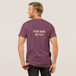 Party für benutzerdefinierten Text Tri-Blend Shirt