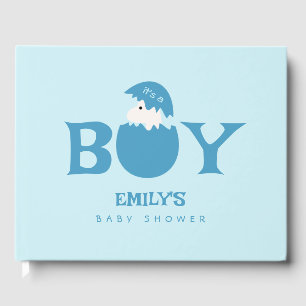 Party für das Baby Gender Reveal Gästebuch
