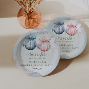 Party für das Wintergeschlechtsalter Pappteller