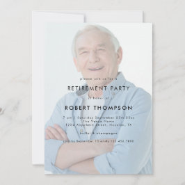 Party für das Zurückgeben von Foto-Text-Overlay Einladung