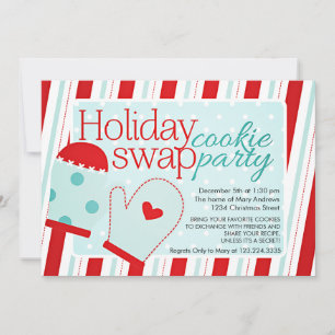Party für den Holiday Cookie Swap Einladung