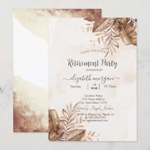 Party für die Altersversorgung im Herbst Einladung