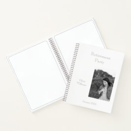 Party für die Altersvorsorge Hinzufügen von Fotos  Notizbuch