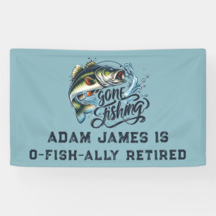 Party für die Aquakulturfischerei - Gone Fishing Banner
