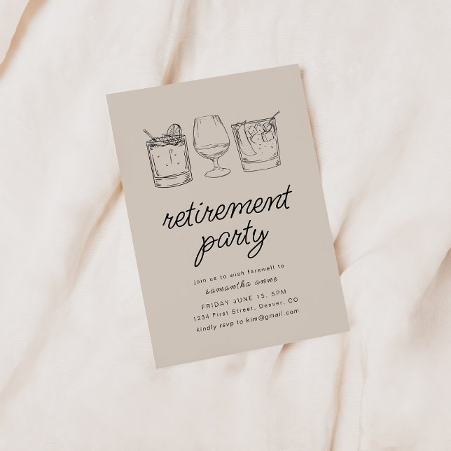 Party für die Beförderung im Ruhestand lädt zu Get Einladung (Von Creator hochgeladen)