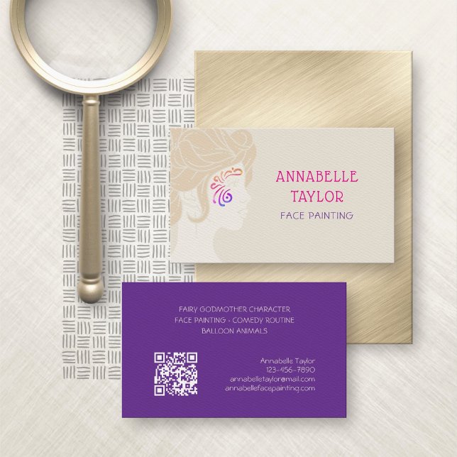 Party für die Gesichtspflege Visitenkarte (Von Creator hochgeladen)