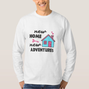 Party für die Haushaltsaufbereitung Neue Zuhause N T-Shirt