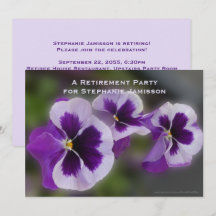 Party für die Ruhestätte, Blütenviolette Blumen, N