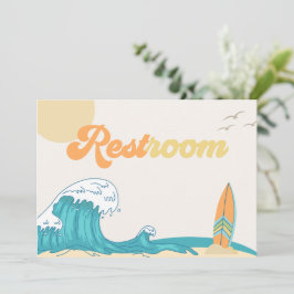 Party für die Surfhalle | Surfkarte Einladung