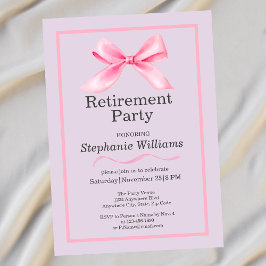Party für Frauen im Ruhestand Modernes, elegantes  Einladung