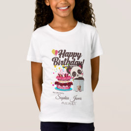 Party für Kinder - Benutzerdefiniertes Foto, Name, T-Shirt