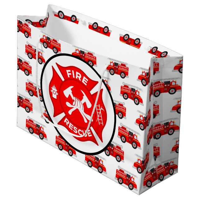 Party für niedliche Beruf Große Geschenktüte (Vorderseite Schrägansicht)