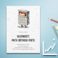 Party für niedliche Mathematik Formulas Muster-Kin