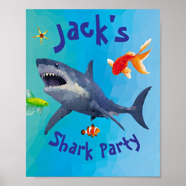 Party für Shark Children Poster (Vorne)