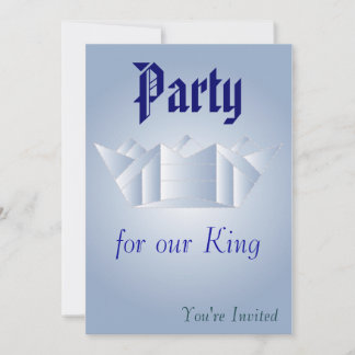 Party Für Unseren König Einladung
