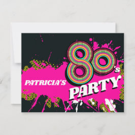 Party-Geburtstag oder Veranstaltung Retroink lädt Einladung