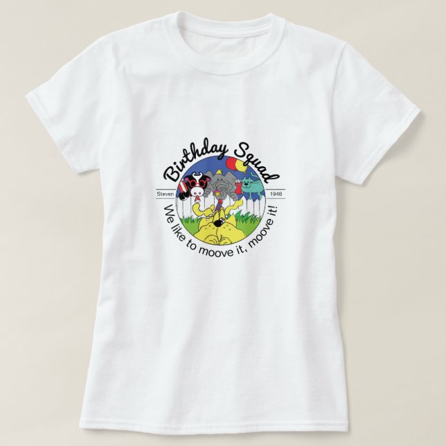 Party Geburtstagskolade T-Shirt (Design vorne)