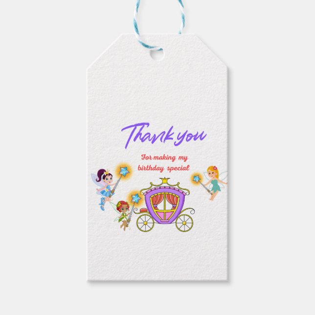 Party Geschenkanhänger (Vorderseite)