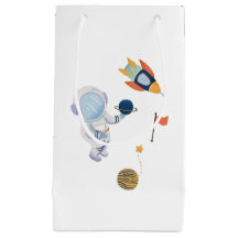 Party-Geschenktasche für den Weltraum-Kindergeburt
