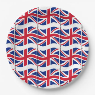 Party-Gewerkschafts-Jack-Papier-Teller Londons Pappteller