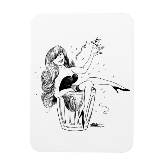 Party Girl Magnet (Vertikal)