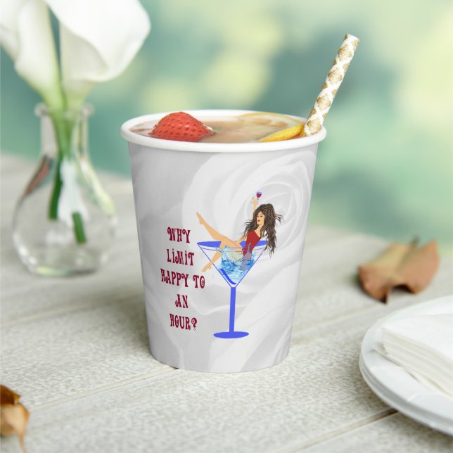 Party Girl Paper Cup Pappbecher (In Situ)