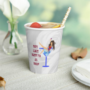 Party-Girl-Papierbecher Pappbecher