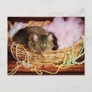 Party-Girl-Postkarte Einladungspostkarte