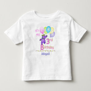 Party Girl Princess Bear Kleinkind T-shirt