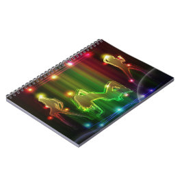 Party Girls Moderne trendige Neon Lights Notizblock