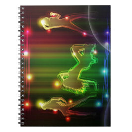 Party Girls Moderne trendige Neon Lights Notizblock